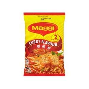 Maggi 2 Minute Curry Flavour Noodles 79G x 4  Grocery 