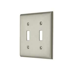   Oil Rubbed Bronze Solid Brass Double Standard Plate: Home Improvement