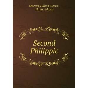 Second Philippic Halm, Mayor Marcus Tullius Cicero 