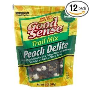 Good Sense Trail Mix, Peach Delite, 7 Ounce Bags (Pack of 12):  