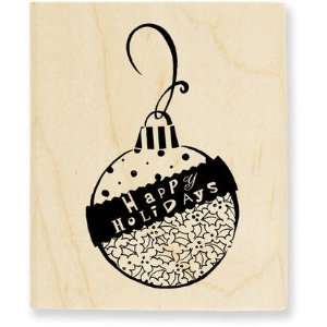  Montage Ornament Wood Mounted Rubber Stamp (V097): Arts 