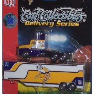  Minnesota Vikings Transporter Truck Ertl NFL 1:87 Scale 