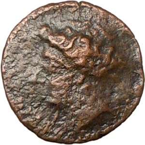  LARISSA THESSALY 360BC Ancient Authentic Greek Coin Nymph 
