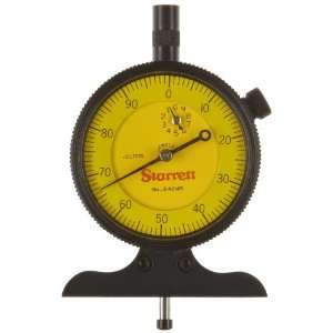 Starrett 640MRJZ 640M Series Dial Depth Gauge, Indicator Type, 0 10mm 