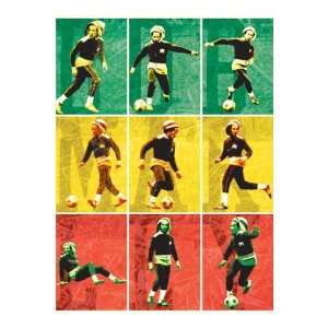   Canvasses: Bob Marley   Football   31.2x23.4 inches: Home & Kitchen