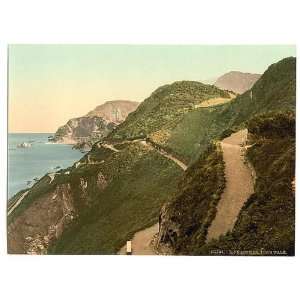  Photochrom Reprint of Tors Walk, Ilfracombe, England 