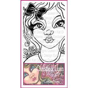  Cutie Beauty Girl Unmounted Rubber Stamp: Everything Else