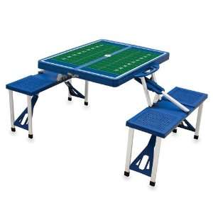  Folding Football Field Picnic Table ( Blue )