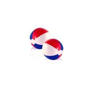    16 Blow Up Inflatable Patriotic BeachBall
