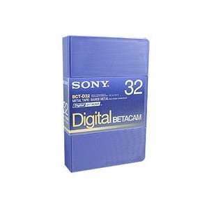    Sony BCT D32 Digital Betacam 32 minute Tape