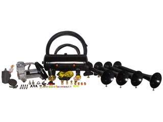 the shocker 4 train air horn kit provides shocker xl train horns the 