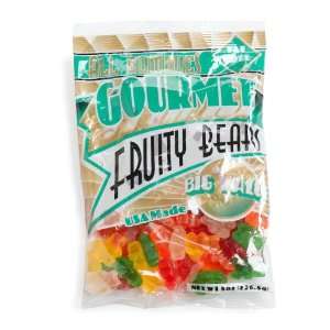 All Gummies Gourmet Fruity Bears, Assorted Colors, 8 Ounce Bag  