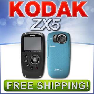 Kodak PLAYSPORT Zx5 Video Camera (Aqua) 041771191856  