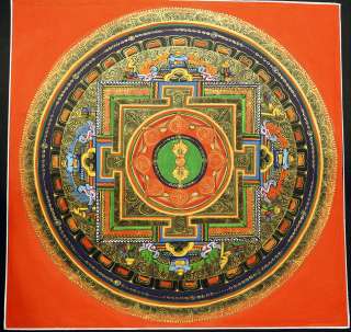 78. Vajra Mandala Red Background Thangka  