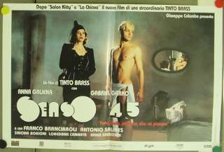 di22 SENSO 45 TINTO BRASS ANNA GALIENA 4 orig POSTER IT  