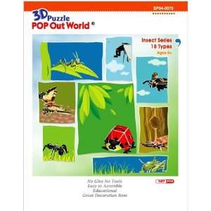  Insect series 3D paper model & puzzle: Toys & Games