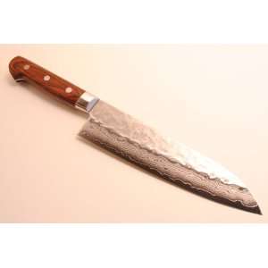  YOSHIHIRO  Hammered Damascus chef knife Santoku Knife 7.25 