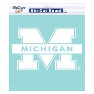  Michigan Wolverines 8x8 Die Cut Decal: Sports & Outdoors
