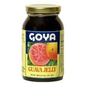  Goya, Jelly Guava Jar, 17 OZ (Pack of 12): Health 