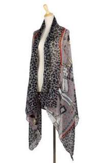 Fashion! leopard Cotton Shawl Scarf Wrap Stole Large size 71*39.4 inch 