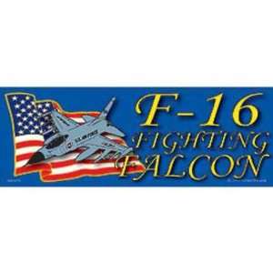  F 16 Fighting Falcon Bumper Sticker: Automotive