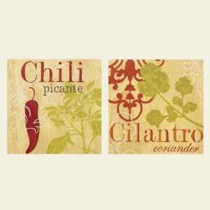  Propac Images 4585 Cilantro   Chili Framed Wall Art