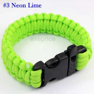 Side Release whistle Buckles for Paracord Bracelets  