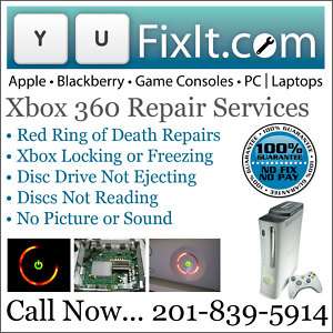 Xbox 360 Repair Service Red Ring Of Death Reflow  