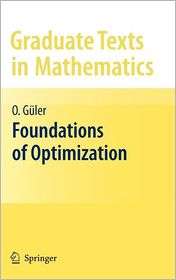 Foundations of Optimization, (0387344314), Osman G Ler, Textbooks 