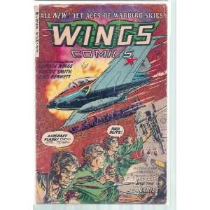  WINGS COMICS # 123, 1.8 GD   Fiction House Books