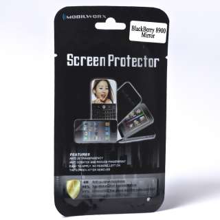 3x Mirror Screen Protectors For BlackBerry Curve 8900  