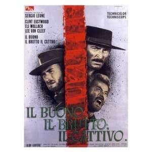  Retro Movie Prints: The Good The Bad And The Ugly   Movie 