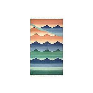  Wool rug, Indian Sunset (4x6)