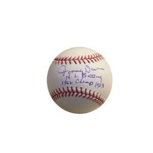 Tommy Davis Autographed Baseball N.L. Batting Champ 62 63  