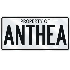  NEW  PROPERTY OF ANTHEA  LICENSE PLATE SIGN NAME: Home 