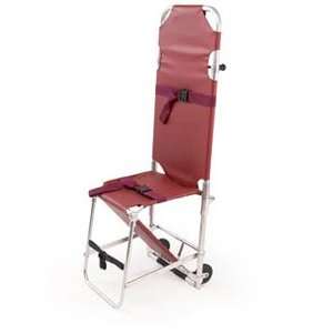  Combo Stretcher with 4 Wheels – Color:Burgundy: Health 