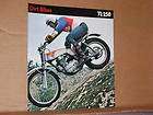 1975 Honda TL 250 TRIALS BIKE Motorcycle Sales Brochure