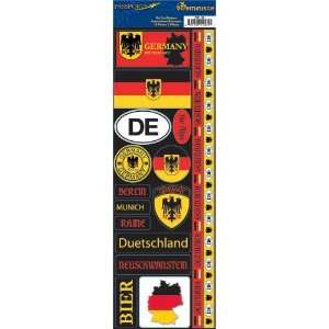  Reminisce Passports Combo Sticker, Germany Arts, Crafts 