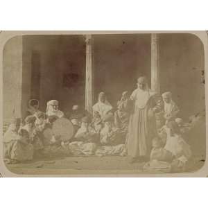  Jewish custom,women,children,dancing,Central Asia,c1865 