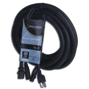  Accu Cable 25 3 Pin DMX/Power Cable: Musical Instruments