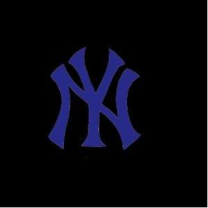  New York Yankees Car Window Decal Sticker Navy Blue 4 