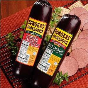 Beef Summer Sausage 2 lbs. stick  Grocery & Gourmet Food