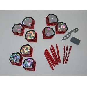  Tournament Dart Set   Tune Up Kit (Red): Sports & Outdoors