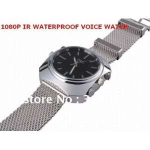   full hd waterproof 30m & voice watch recorder with mic pc camera