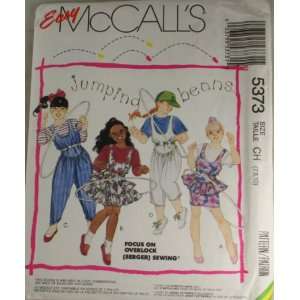 McCalls 5373 Pattern Jumping Beans Girls Jumpers,Jumpsuits and T Shirt 