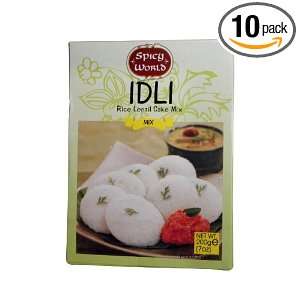 Spicy World Instant Idli Rice Lentil Cake Mix, 7 Ounce Boxes (Pack of 