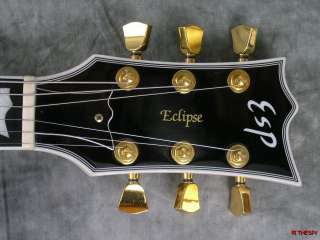 2007 ESP STANDARD ECLIPSE II SNOW WHITE 6 STRING GUITAR WITH CASE 