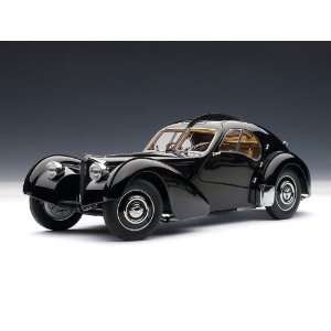 1938 Bugatti Atlantic 57SC 1/18 Black w/ Disc Wheels: Toys 