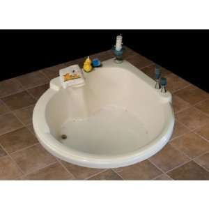   Carver Tubs CW6459 64 inch x 59 inch Round Bathtub