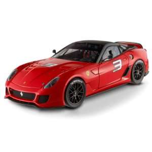  Ferrari 599XX in Red Diecast Model by Mattel Elite in 1:18 
